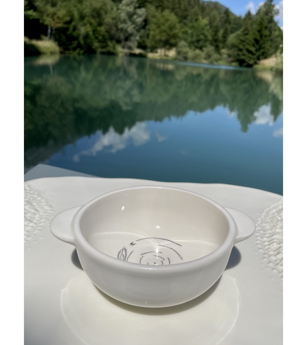 Bretonische Schale - Mimi Koi Faïencerie Nistar Müslischale Suppenschale Salatschale Apero Salat kaufen