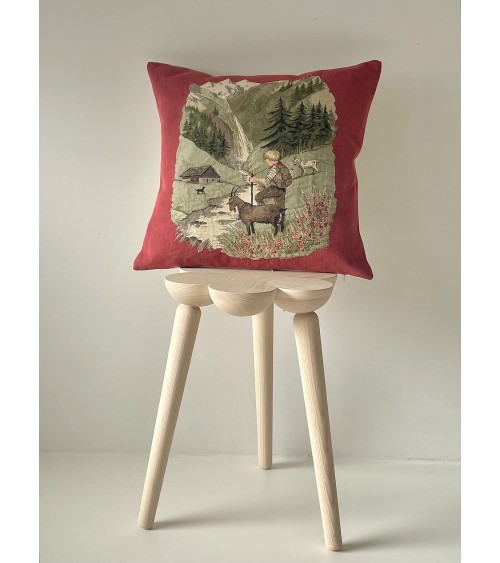 Décor de montagne - Housse de coussin Yapatkwa coussins décoratifs pour canapé salon deco original suisse