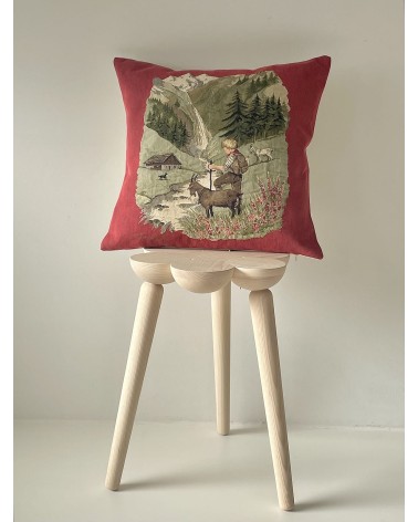 Décor de montagne - Housse de coussin Yapatkwa coussins décoratifs pour canapé salon deco original suisse