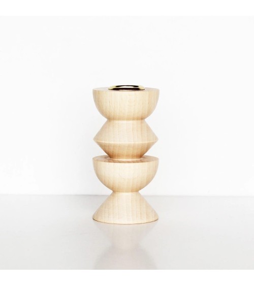 Totem 3 - Portacandele in legno 5mm Paper Teelichthalter & Windlichter design Schweiz Original