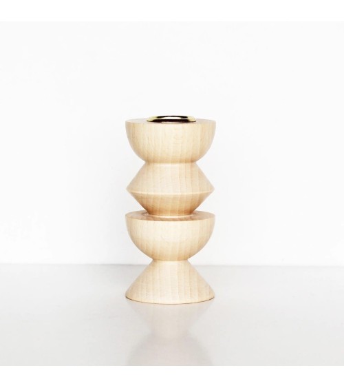 Totem 3 - Portacandele in legno 5mm Paper windlichter teelichthalter designer hochzeit
