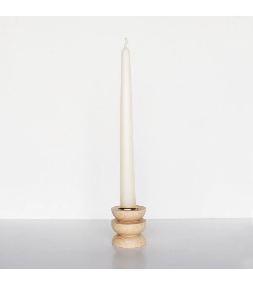 Small Totem 4 - Wooden candle holder 5mm Paper tealight candle house design