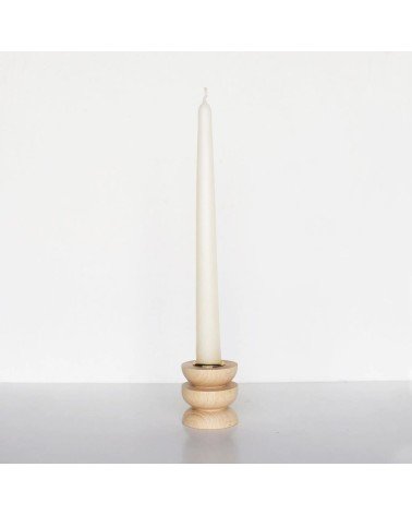 Petit Totem 4 - Bougeoir en bois 5mm Paper porte bougie design designer