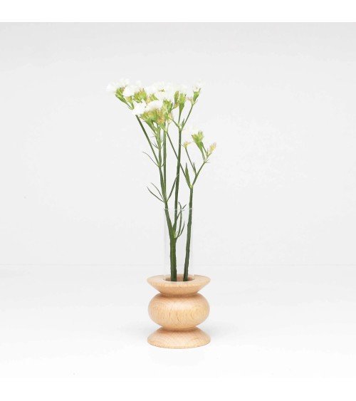 Kleines Totem 5 - Vase aus Holz 5mm Paper vasen deko blumenvase blume vase design dekoration spezielle schöne kitatori schwei...