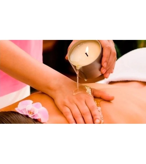Orange Blossom - Massage oil candle Orli Massage Candles handmade candle store