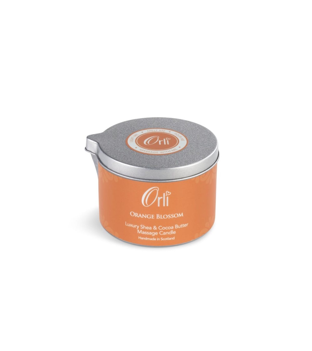 Orange Blossom - Massage oil candle Orli Massage Candles handmade candle store