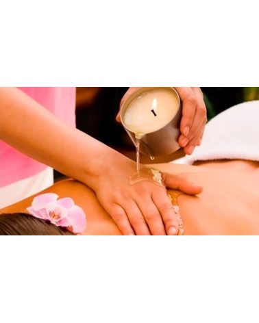 Framboise et poivre noir - Bougie huile de massage professionnelle bougies massantes suisse