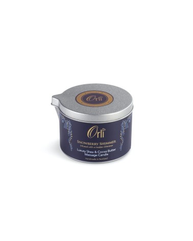 Myrtille - Bougie huile de massage scintillante professionnelle bougies massantes suisse