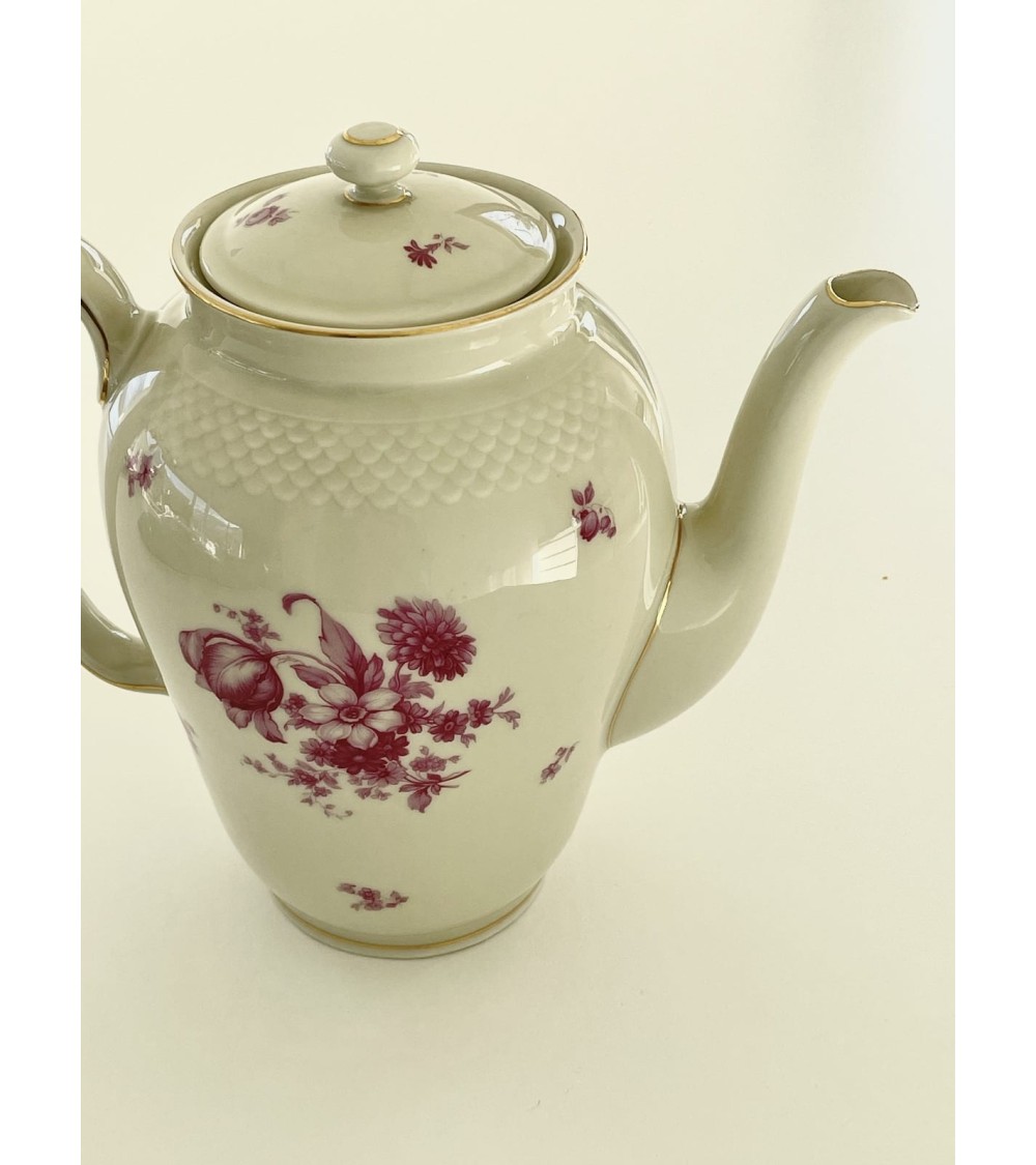 Vintage Teekanne Mit Blumenmuster - 1000ml Edelstahl Mit Filter