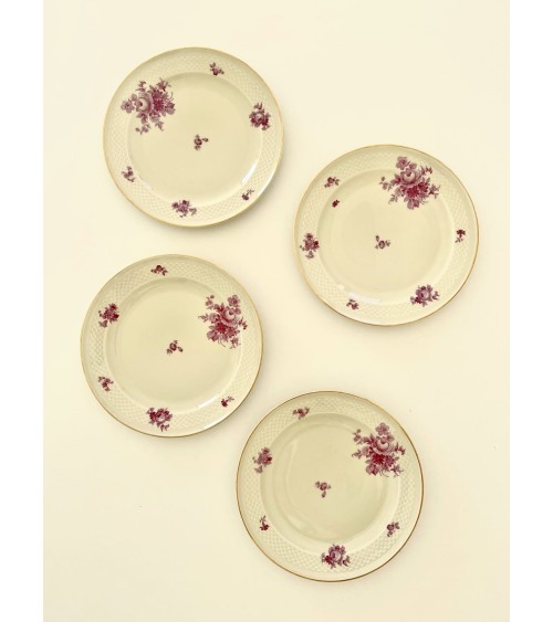 4 Plates - Thomas Ivory Bavaria - Vintage Vintage by Kitatori Vintage design switzerland original