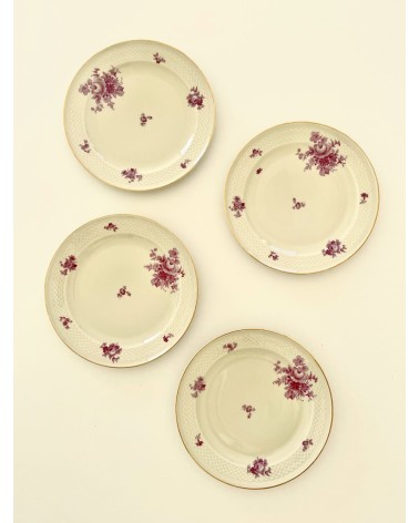 4 assiettes - Thomas Ivory Bavaria - Vintage Vintage by Kitatori Kitatori - Concept Store d'Art et de Design design suisse or...