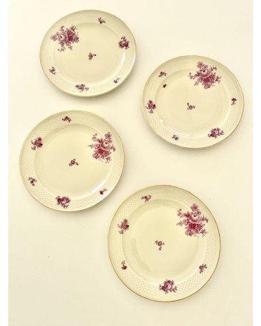 4 assiettes - Thomas Ivory Bavaria - Vintage Vintage by Kitatori Kitatori - Concept Store d'Art et de Design design suisse or...