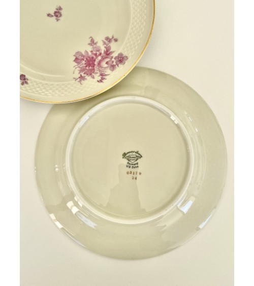 4 assiettes - Thomas Ivory Bavaria - Vintage Vintage by Kitatori Kitatori - Concept Store d'Art et de Design design suisse or...