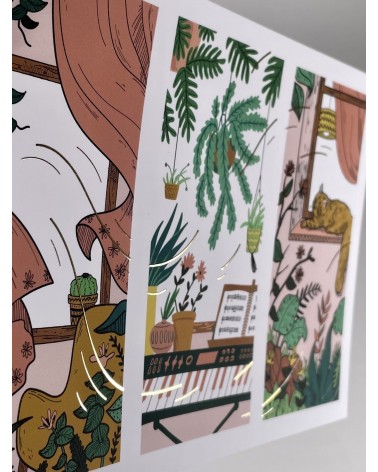 Le vent qui passe - Poster, decorazioni da parete Olala by Pupa decorativi per pareti