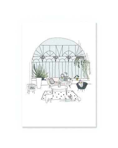 Greeting Card - Winter garden My Lovely Thing happy birthday wishes for a good friend congratulations cards