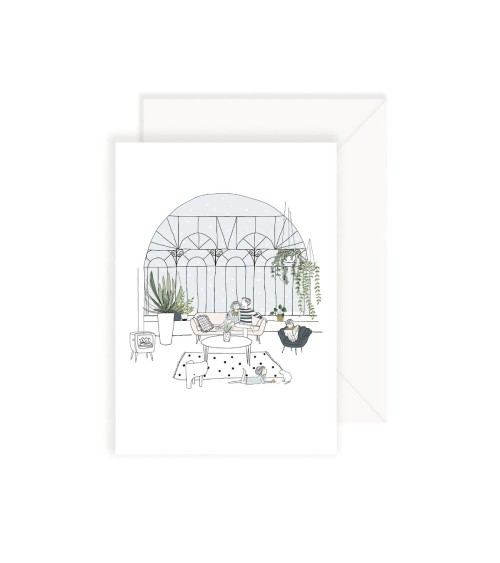 Grußkarte - Wintergarten My Lovely Thing Grußkarten design Schweiz Original