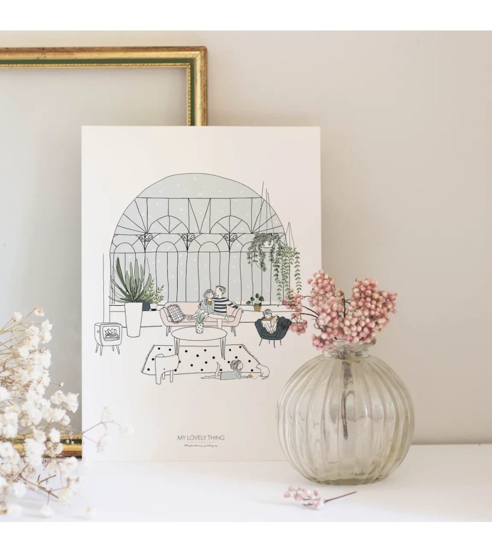 Greeting Card - Winter garden My Lovely Thing happy birthday wishes for a good friend congratulations cards