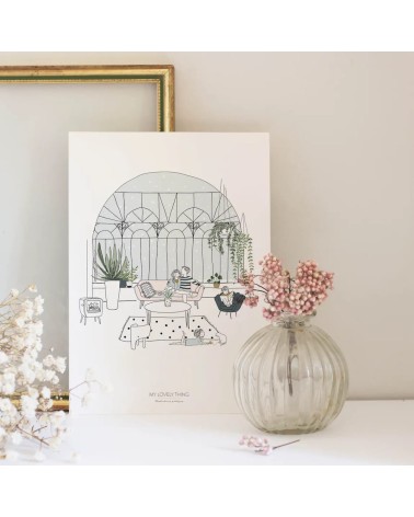Greeting Card - Winter garden My Lovely Thing happy birthday wishes for a good friend congratulations cards