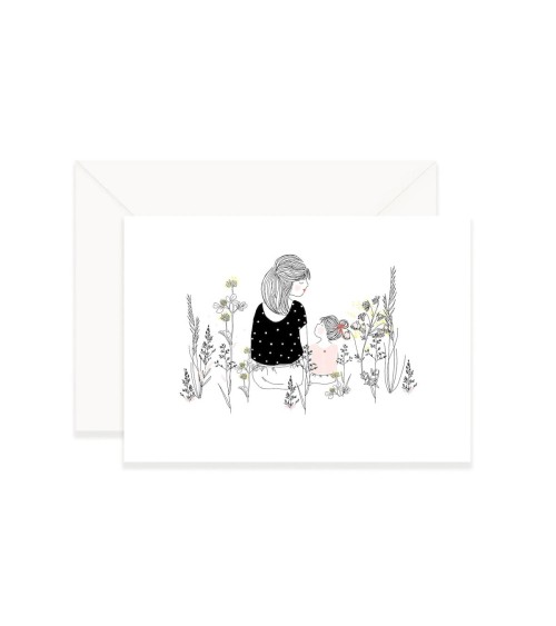 Grußkarte - Pflanzenpause - Mädchen My Lovely Thing Grußkarten design Schweiz Original