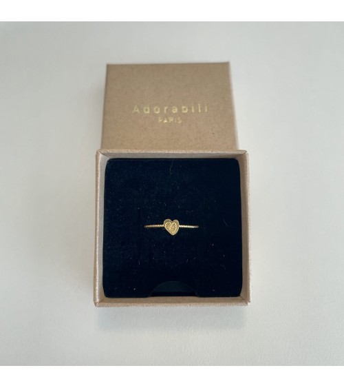 Mexico Heart ring - Adjustable ring, fine gold plating Adorabili Paris cute fashion design designer for women
