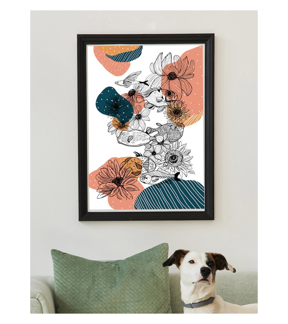 Pesci - Poster, decorazioni da parete Olala by Pupa decorativi per pareti