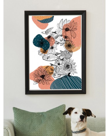 Fishes - A3 Poster, Print, wall art Olala by Pupa office poster art prints poster shop stores wallart art poster designer