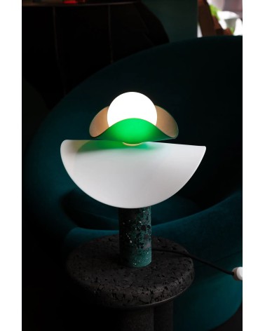 SWAP-IT Emeraude - Lampe de table, lampe de chevet Moodlight Studio a poser de nuit led moderne originale design suisse