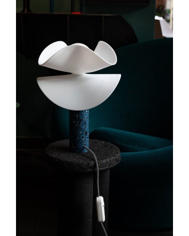 SWAP-IT Saphir - Lampe de table, lampe de chevet Moodlight Studio a poser de nuit led moderne originale design suisse