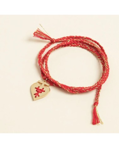 ALMA Red - Bracelet and necklace Camille Enrico Paris Bangle Bracelets design switzerland original