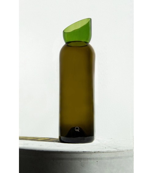 Glass water carafe - Débattre Séduire Q de Bouteilles Water Carafes & Wine Decanters design switzerland original