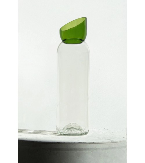 Glass water carafe - Débattre Danser Q de Bouteilles carafe jug glass design
