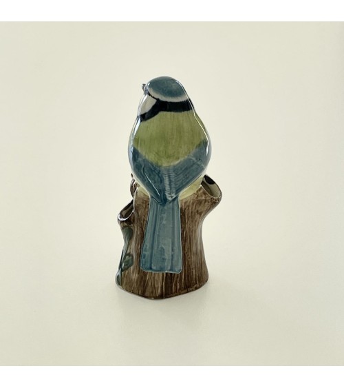 Blue Tit - Mini flower vase Quail Ceramics table flower living room vase kitatori switzerland