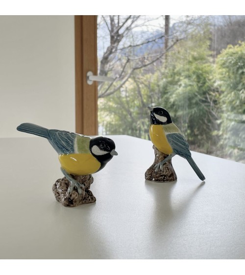 Great Tit - Salt and pepper shaker Quail Ceramics pots set shaker cute unique cool