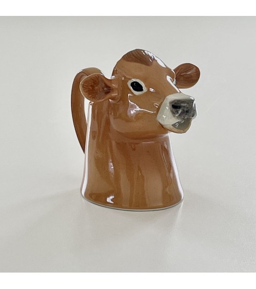 Small milk jug - Jersey cow Quail Ceramics small pitcher coffee mini milk jugs