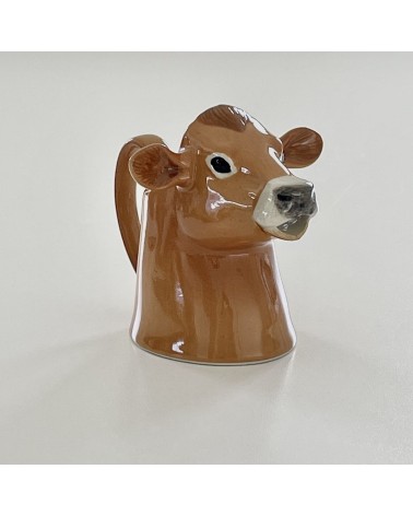 Small milk jug - Jersey cow Quail Ceramics small pitcher coffee mini milk jugs