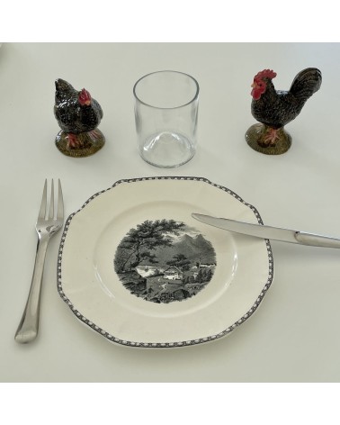 Henne und hahn aus Marans - Salz und Pfefferstreuer Quail Ceramics  pfeffer steuer salzpfeffersteuer set lustige kaufen