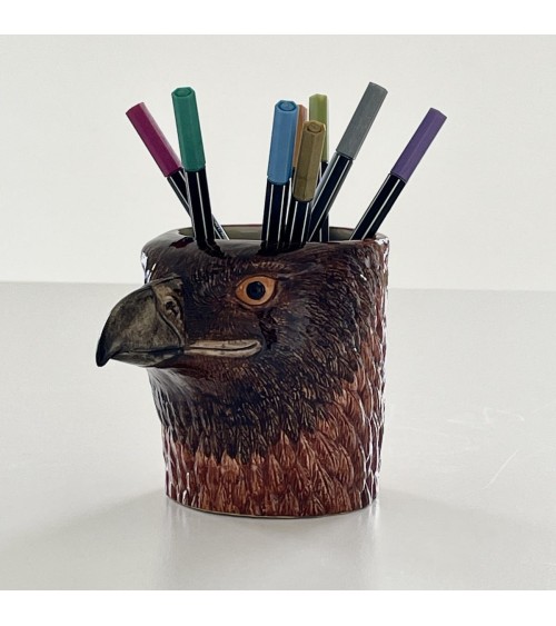Adler - Stiftehalter & Blumentopf Quail Ceramics schreibtisch büro kinder besteckbehälter make up pinselhalter