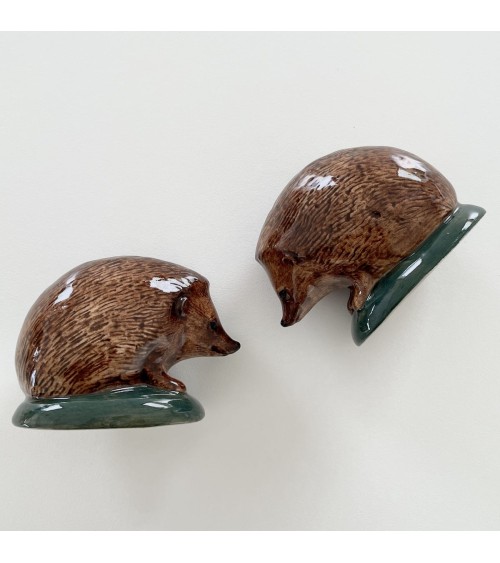 Riccio - Porta sale e pepe Quail Ceramics design da tavola saliera e pepiera