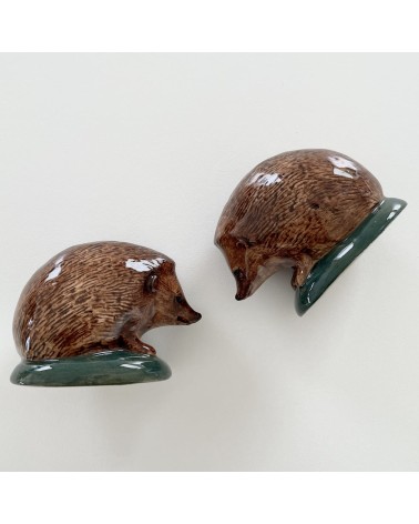 Hedgehog - Salt and pepper shaker Quail Ceramics pots set shaker cute unique cool