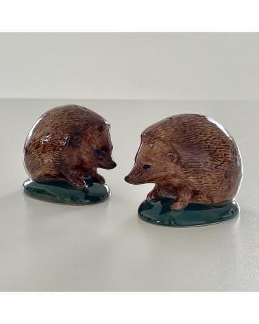Hedgehog - Salt and pepper shaker Quail Ceramics pots set shaker cute unique cool