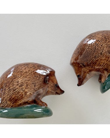 Hedgehog - Salt and pepper shaker Quail Ceramics pots set shaker cute unique cool