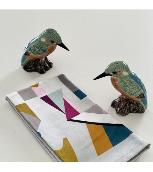 Martins-Pêcheurs - Salière et Poivrier Quail Ceramics design sel saliere poivrier salier poivrière