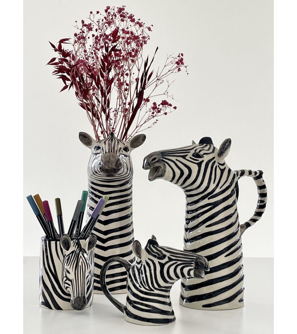 Lattiera piccola in ceramica - Zebra - Quail Ceramics