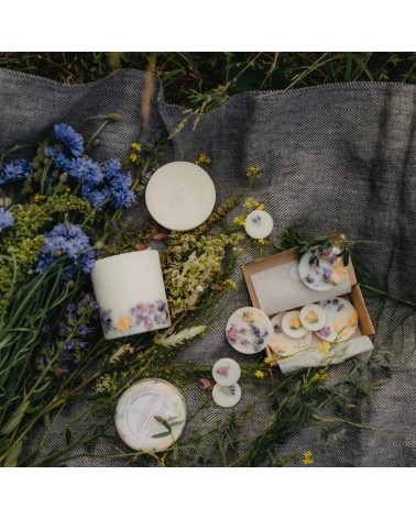 Fleurs sauvages - Bougie Parfumée  artisanale maison originale naturelle suisse