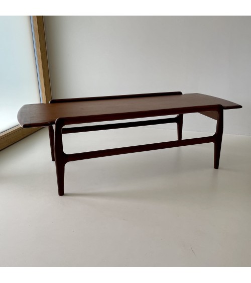 Table basse design scandinave en bois - Années 60 Vintage by Kitatori Vintage design suisse original