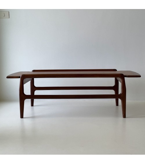 Table basse design scandinave en bois - Années 60 Vintage by Kitatori Vintage design suisse original