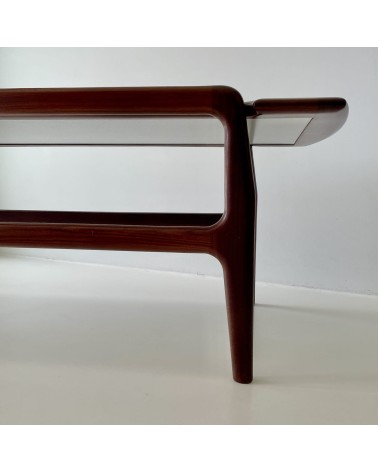 Tavolino da caffè scandinavo in legno - anni '60 Vintage by Kitatori Vintage design svizzera originale