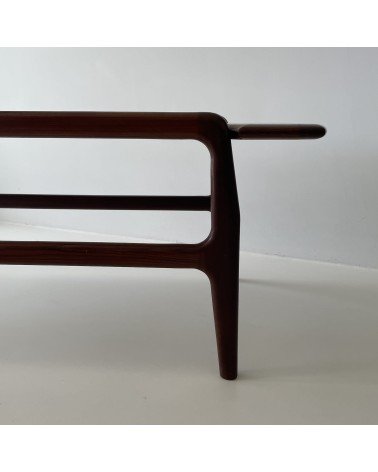 Tavolino da caffè scandinavo in legno - anni '60 Vintage by Kitatori Vintage design svizzera originale