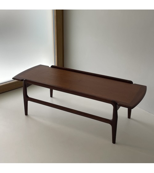 Table basse design scandinave en bois - Années 60 Vintage by Kitatori Vintage design suisse original