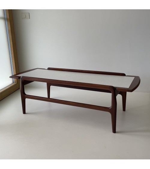 Table basse design scandinave en bois - Années 60 Vintage by Kitatori Vintage design suisse original